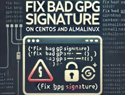 How to Fix Bad GPG Signature on CentOS and AlmaLinux How to Fix Bad GPG Signature on CentOS and AlmaLinux