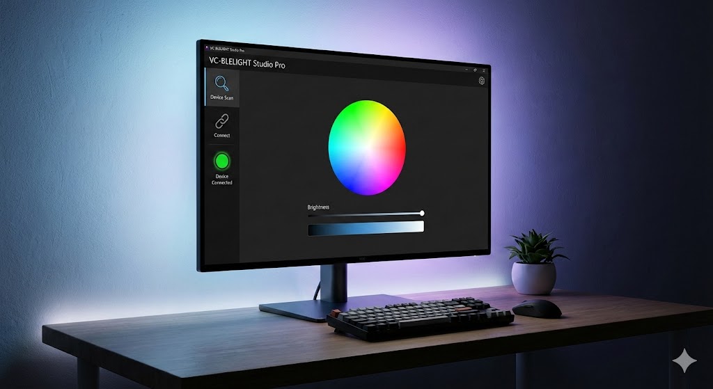 Bluetooth Lighting Control Software for VC-BLELIGHT