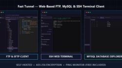 Fast Tunnel: Self-Hosted Web Client for FTP, MySQL and SSH